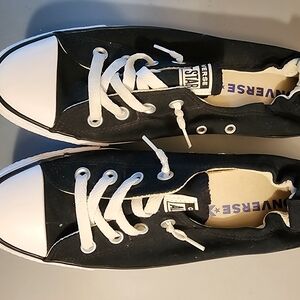 Converse Womens Classic Black and White Sneakers